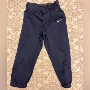Nike Kid’s Baseball / Softball Pants, size XS, Navy, Short / Knicker Length